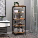 Ver imagem 4 de Estante Multiuso Industrial 150cm Com 5 Prateleiras Preto