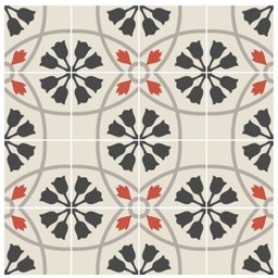 Adesivo para piso floral indiano impermeável antiderrapante - 2