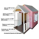 Ver imagem 3 de Casinha de Brinquedo com Varanda Rosa - Criança Feliz