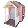 Casinha de Brinquedo com Varanda Rosa - Criança Feliz - 8