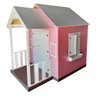 Casinha de Brinquedo com Varanda Rosa - Criança Feliz - 1