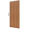 Painel Decorativo Ripado 134cm X 250cm / Fendi - 100% Mdf - 2