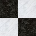 Ver imagem 2 de Adesivo piso xadrez mármore preto e branco antiderrapante