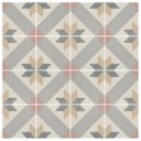 Ver imagem 2 de Adesivo piso ladrilho estrela bege antiderrapante