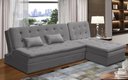 Ver imagem 1 de Sofá Cama King 5 Lugares 2,70m Amélia Suede Várias Cores