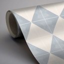 Ver imagem 3 de Adesivo para Piso Losango Azul Claro Lavável Antiderrapante