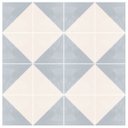 Ver imagem 2 de Adesivo para Piso Losango Azul Claro Lavável Antiderrapante