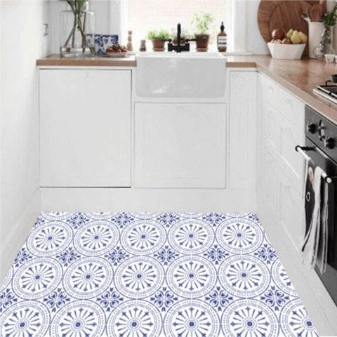 Adesivo Piso Ladrilho Estilo Português