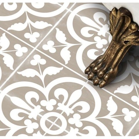 Adesivo para Piso Lavavel Antiderrapante Ladrilho Bege Marrocos