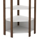 Ver imagem 4 de Cabideiro de Canto 5 Prateleiras AZ1020 Nogal/Branco - Tecno Mobili