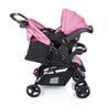 Carrinho de Bebê Travel System Moove Rosa Trama - Cosco - 13