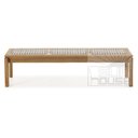 Ver imagem 1 de Banco Trama com 3 Lugares em Madeira Stain Jatoba com Assento em Corda Cor Areia 180cm - 64388