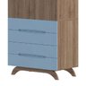 Guarda-Roupa para Quarto Infantil Arco Azul - Divicar Móveis - 3