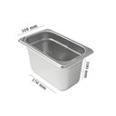 Ver imagem 2 de Cuba Gastronômica de Inox Gn 1/9 de 100 Mm Frigopro