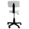 Cadeira Mocho Giratória Dentista Tatuador - Branco - 3