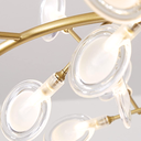 Ver imagem 5 de Lustre Teto 85cm Ramos de Árvore 45 Leds Luminária Metal Dourado Gimpo Ra-45-gold-lolli
