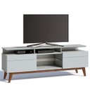 Ver imagem 1 de Rack Classic 180cm 2 Gavetas com Prateleira Branco Acetinado - Imcal