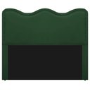 Ver imagem 6 de Cabeceira Casal Bari P02 140 cm Para Cama Box Suede Verde