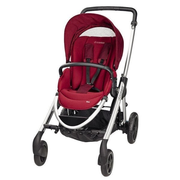 Carrinho com Bebe Conforto Travel System Elea Vermelho Maxi Cosi MadeiraMadeira