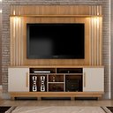 Ver imagem 6 de Estante Home para Tv de até 60'' Plenus Valdemóveis Cinamomo e Off White