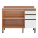 Ver imagem 5 de Balcão para Banheiro 1200mm 2 Portas 3 Gavetas Macadâmia