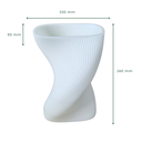 Ver imagem 2 de Vaso Decorativo Torneado Naidex Home - Branco