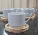 Ver mais imagens de Jogo 12 Xícaras Café/chá Hotel 200ml Porcelana C/pires Pinus