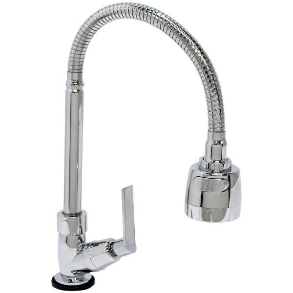 Torneira Gourmet Flexível Mesa Cozinha - 1