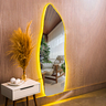 Espelho Led Orgânico Corpo Inteiro S/moldura Sup/ Parede 150x40cm Moderno Decorativo Provador - 9
