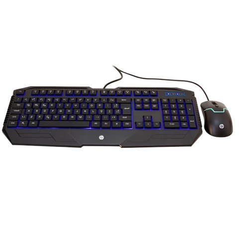 Kit Teclado e Mouse Usb Gamer Gk1100 Preto - Hp