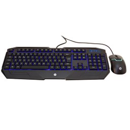 Kit Teclado e Mouse Usb Gamer Gk1100 Preto - Hp - 1