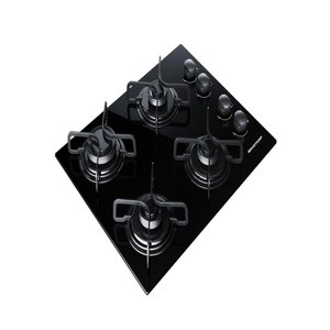 Cooktop 4 Bocas Brastemp com Grades Piatina e Acendimento Automático - Bdd61ae