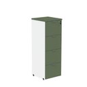 Ver imagem 3 de Arquivo para Pasta Suspensa 4 Gavetas com Chave P25 Pandin 128cm Cinza
