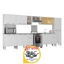 Ver imagem 2 de Armário de Cozinha Modulada Completa Compacta 399cm com Balcão de Pia Multimóveis MP2279