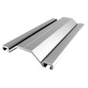 Ver imagem 1 de Perfil Trapézio Alumínio Natural - 6m 