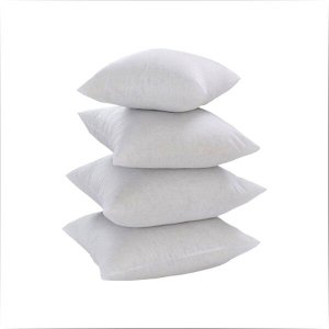 Kit Com 4 Refis De Almofada 55x55 Silicone Para Capas 50cm