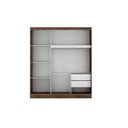 Ver imagem 3 de Guarda-Roupa Casal 3 Portas 2 Gavetas Ônix