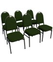 Ver imagem 1 de Kit com 6 Cadeiras para Auditórios Linha Hotel Verde