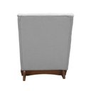 Ver imagem 3 de Poltrona de Amamentação com Balanço Linho Cinza com Puff Aquila Plus