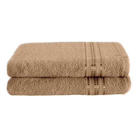 Kit 2 Toalhas de Banho 100% Algodão Linea:noz