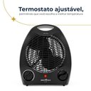 Ver imagem 3 de Aquecedor Britânia 2 em 1 com 3 Níveis de Potência Ab1500p 220v