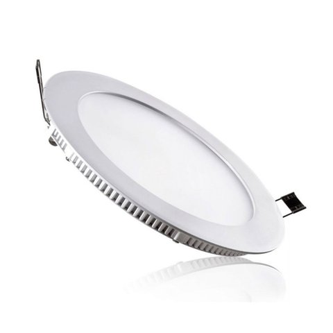 Painel Plafon Led Embutir 18w Redondo 3000k Branco Quente Bivolt
