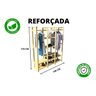 Arara Com Prateleira Para Sacada Roupa Redecore Móveis para diversos ambientes - 5