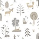 Ver imagem 1 de Papel de Parede Happy Infantil Branco 14801