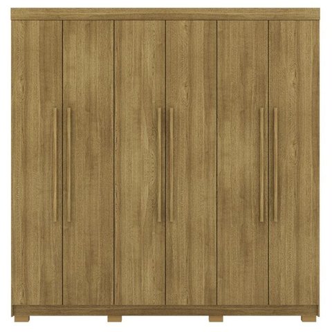 Guarda Roupa Casal 6 Portas 2g 218 Cm 10037 Nature Vlr