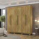 Ver imagem 7 de Guarda Roupa Casal 6 Portas 2g 218 Cm 10037 Nature Vlr