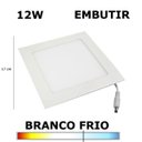 Ver imagem 1 de Painel Plafon LED 12W 17cm Embutir Quadrado 6000K
