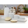 Kit Higiene Bebê Moderno Porcelanas Bandeja Mdf Térmica K013 - Branco - 5