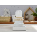 Ver imagem 6 de Kit Higiene Bebê Moderno Porcelanas Bandeja Mdf Térmica K013 - Branco