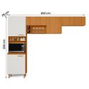 Ver imagem 4 de Armário de Cozinha Compacta Sicília 7 Portas